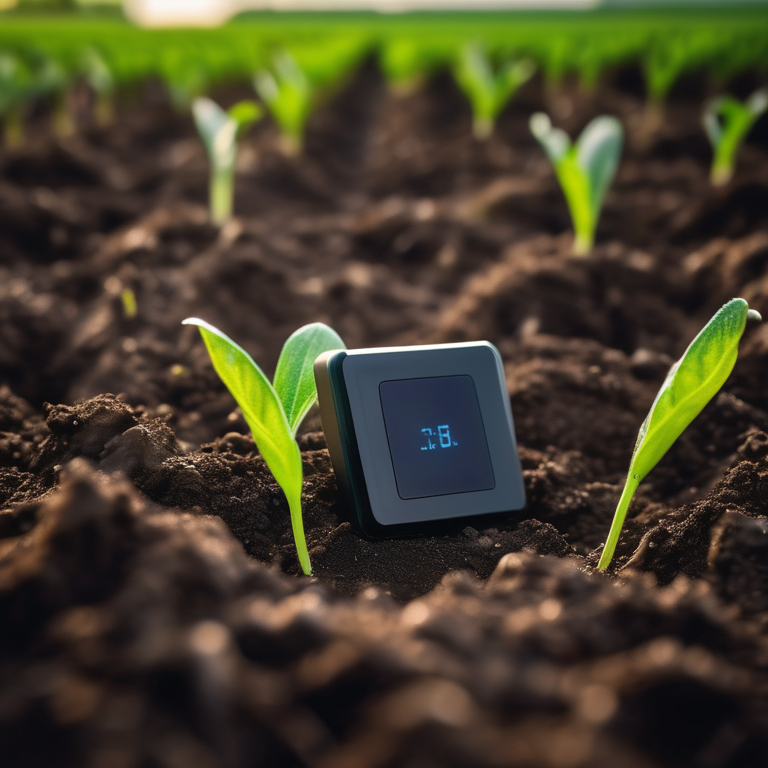 Sensore IoT nel terreno